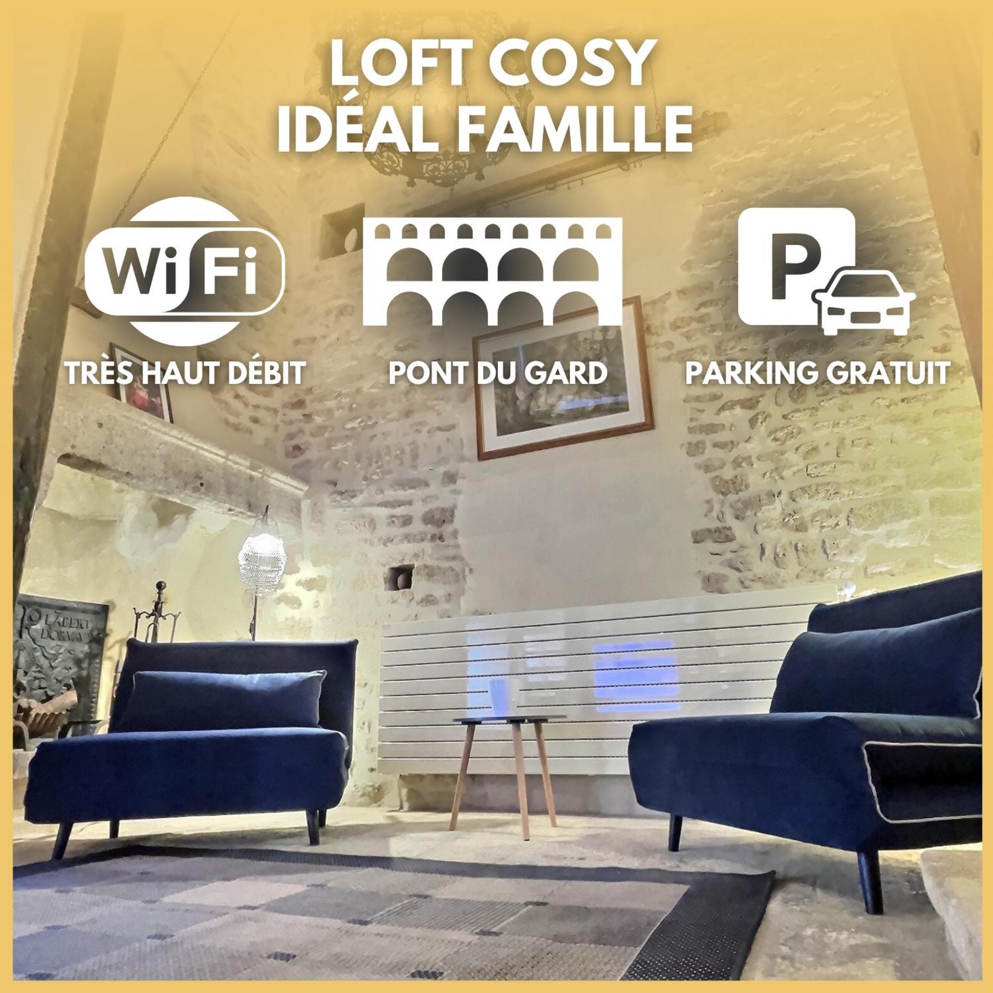 Chez Lydia - Loft Cosy, Depart Canoe A Pied, Proche Pont-Du-Gard Et Uzes Remoulins Exteriör bild