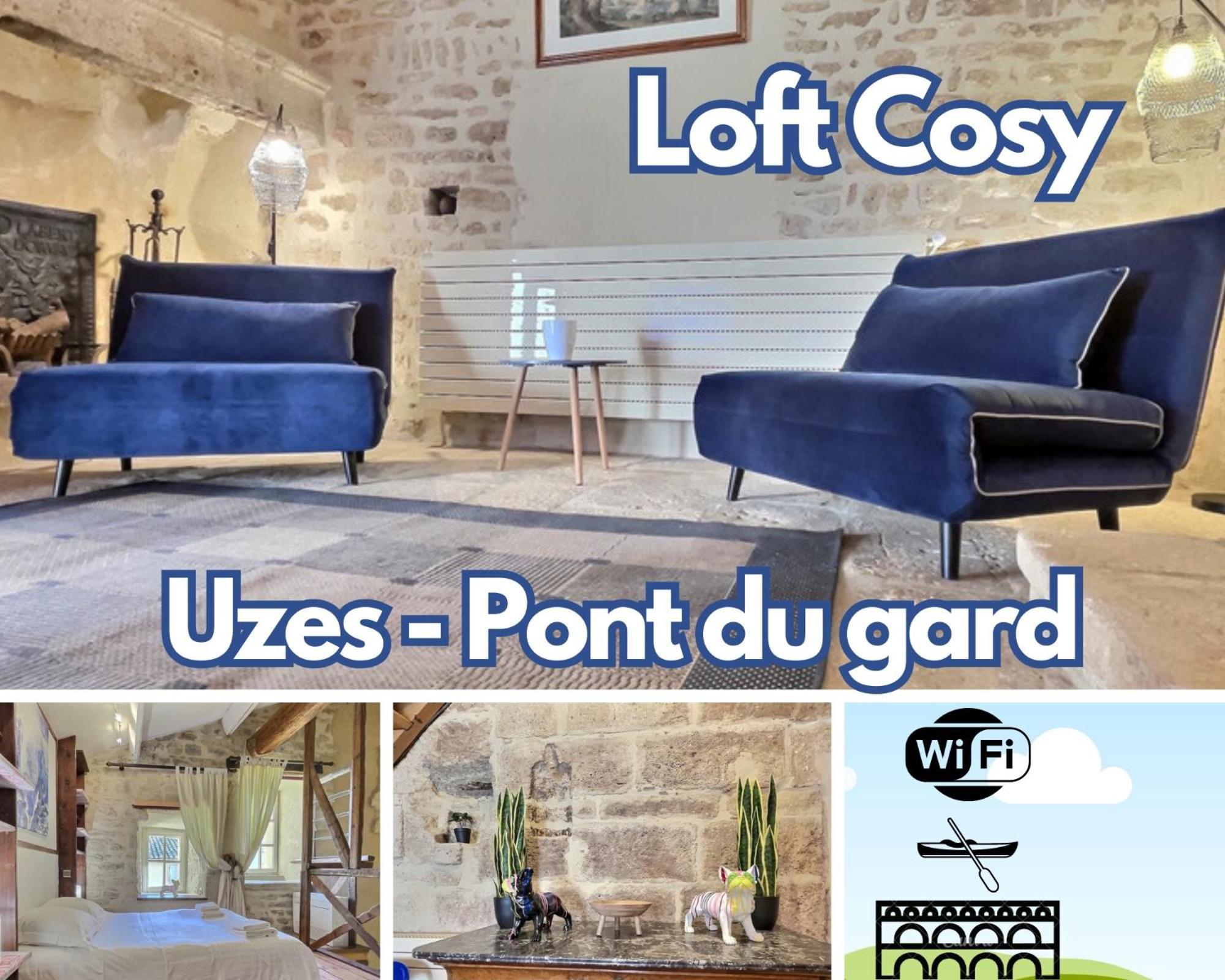 Chez Lydia - Loft Cosy, Depart Canoe A Pied, Proche Pont-Du-Gard Et Uzes Remoulins Exteriör bild